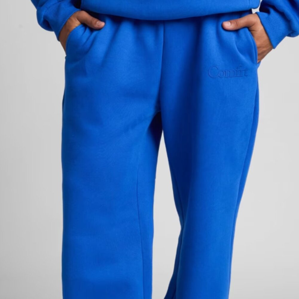 Comfrt Like New Minimalist Straight Leg Sweatpants Adult Large Cobalt Blue